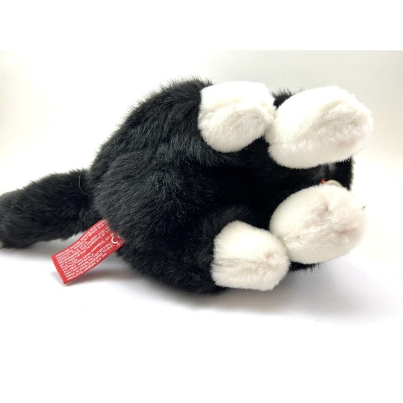 Hamleys Of London Plush Cats Set Of 2 Black White Sitting Kittens Stuffed Animal - Picture 7 of 16